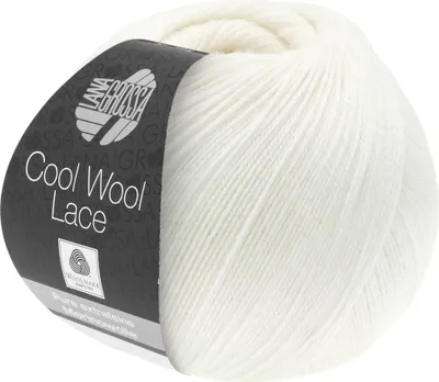 Produktbild von Lana Grossa - Cool Wool Lace 0028 weiß