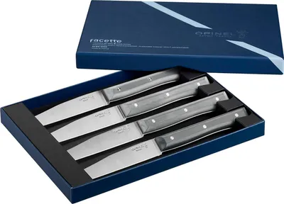 Productafbeelding van Opinel Tafelbestekset Facette, 4-delig, grijs