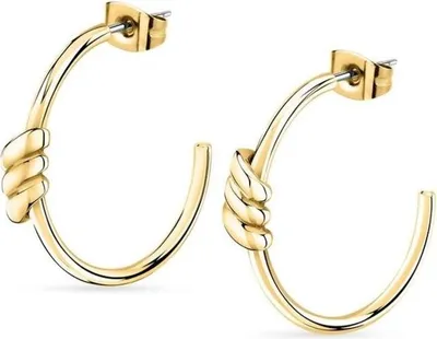 Immagine prodotto di Moda cerchi aperti placcati oro Torchon SAWZ10