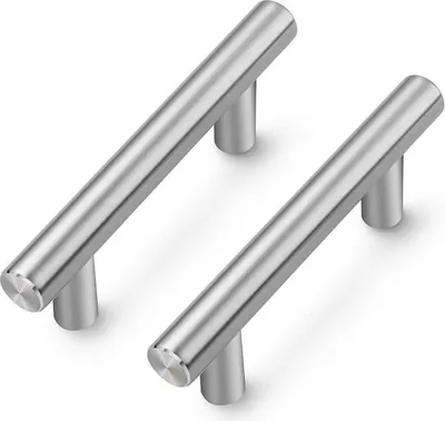 Produktbild von Möbelknöpfe Silber Küchengriffe Edelstahl 15 Stück