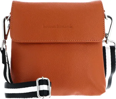 Produktbild von bruno banani Leder Schultertasche Umhängetasche Crossbody Bag Orange