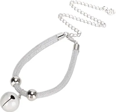 Produktbild von Verstellbares, wunderschönes Haustierhalsband, Katzenhalskette mit Glöckchen für die meisten Hundebedarf