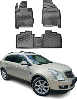 Obrázek produktu pro 2010-2016 Cadillac SRX podlahové rohože TPE černé 3 ks