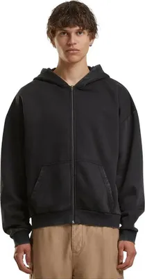 Produktbild von Build Your Brand Vintage Heavy Reißverschlusspullover Schwarz 2XL Herren Schwarz 2XL