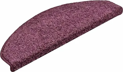 Produktbild von vidaXL Stufenmatten 30 Stk. 65x21x4 cm Dunkelviolett Halbrund Groß