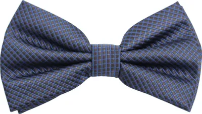 Produktbild von Fabio Farini - 1 Stück Herren Karomuster Fliegen - Männer Querbinder Vorgebunden Bowtie Dunkelblau/Schwarz