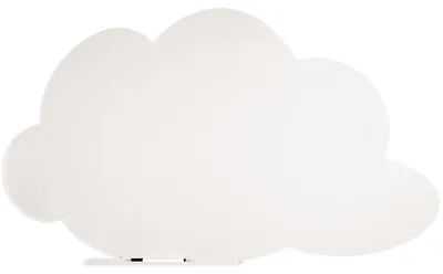 Produktbild von Symbol-Tafel Skinshape Wolke lackiert 100x150cm RAL 9010 reinweiß.