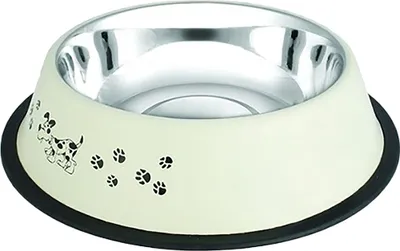 Produktbild von Happet Schale MM91 weiß Hundemuster 26cm/0.9l