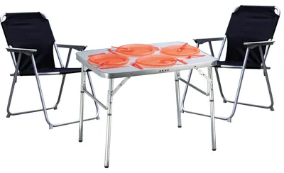 Produktbild von 3-teiliges praktisches Campingmöbel Set Alu L75xB55xH60cm