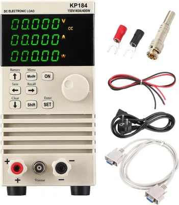 Obrázek produktu pro KP184 DC elektronická zátěž 400W 150V 40A, tester kapacity baterií, rozhraní RS485/232, AC220V, profesionální tester baterií