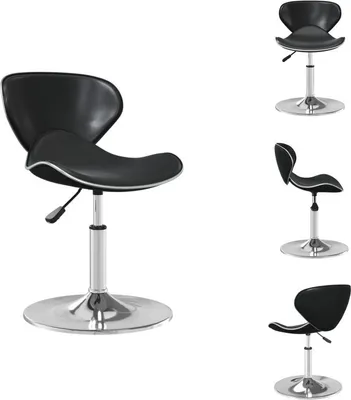 Produktbild von vidaXL Esszimmerstuhl Schwarz Kunstleder -  Esszimmerstühle