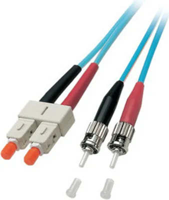 Produktbild von VALUE LWL Kabel Duplex Jumper OM3 SC/ST 1mtr