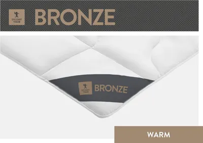 Produktbild von Spessarttraum Faserdecke Bronze Füllung: 100% Polyester Bezug: 100% Baumwolle Größe 155x 220  cm Wärmeklasse warm
