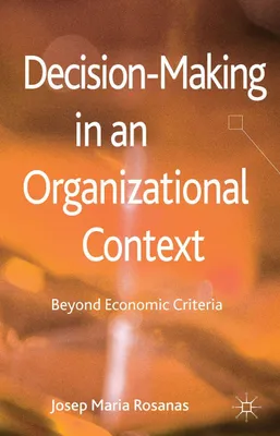 Produktbild von Decision-Making in an Organizational Context