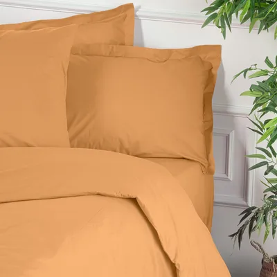 Produktbild von L'Essentiel Linge de Maison, Tonne Orage - 25, Bettwäschen, Orange, Baumwolle, 200 x 200 cm