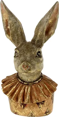 Produktbild von Werner Voß Hasenbüste Heinzilein, Hasenfigur, Skulptur, Polyresin, 22.5 cm, 48200