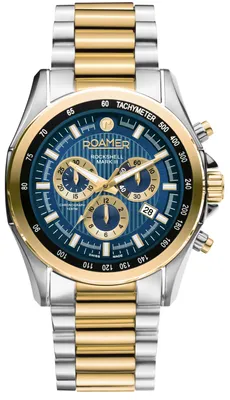 Immagine prodotto di Orologio da polso Roamer da uomo Rockshell Mark III Chrono 44 mm bracciale in acciaio inox 220837 48 45 20