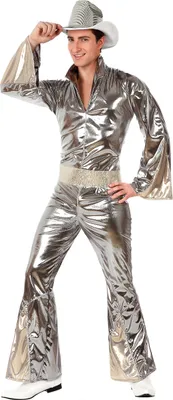 Productafbeelding van Atosa Silber Disco-kostuum, beige, maat XL