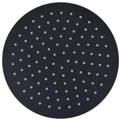 Zdjęcie produktu dla vidaXL Deszczownica ze stali nierdzewnej 25 cm okrągła czarna