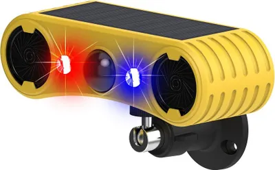 Image de INF Alarme Vocale Solaire N911W - Modes Multi-Sons, Détection de Mouvement