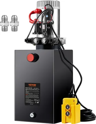 Obrázok produktu pre Hydraulické čerpadlo Hydraulický agregát 12 V Hydraulický agregát 1600 W, dvojčinné hydraulické čerpadlo Hydraulický agregát, nádrž 3,75 gal Ručné čerpadlo Hydraulický agregát, pre výťahy, vysokozdvižné vozíky atď.