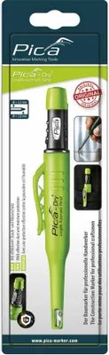 Produktbild von Pica-Marker Pica DRY Longlife Automatic Pen, Schwarz, Grün, Kunststoff, Edelstahl, Grau, 2B, 2,8 mm, 12,5 cm
