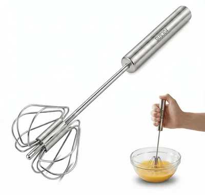 Productafbeelding van Handmatige Mixer van RVS voor Eieren en Slagroom