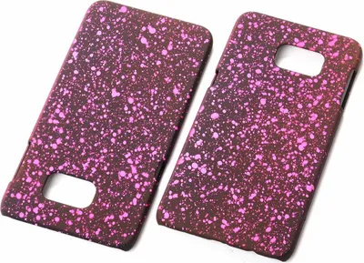 Produktbild von Handy Hülle Schutz Case Bumper Schale für Samsung Galaxy S6 Edge Plus 3D Sterne Pink