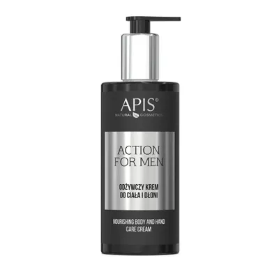Produktbild von Apis Action for Men Nourishing Body and Hand Care Cream 300ml