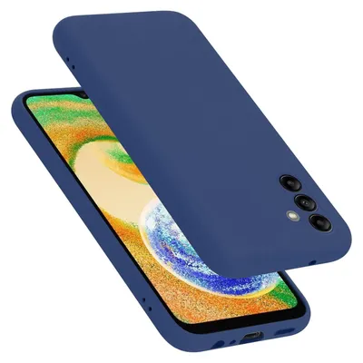Produktbild von Cadorabo Hülle für Samsung Galaxy A04s Hülle Silikon Handyhülle Case aus flüssigem Silikon, Kratzfeste und stoßfeste Schutzhülle für Samsung Galaxy A04s