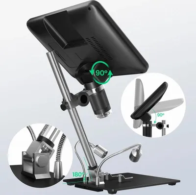 Zdjęcie produktu dla Mikroskop cyfrowy AD210 - ekran LCD 10,1 cala - powiększenie 50-1600x - oświetlenie LED