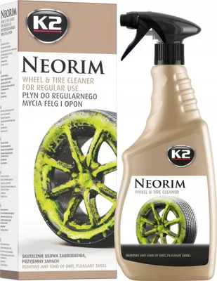 Produktbild von K2 NEORIM 700ml Flüssigkeit für die regelmäßige Reinigung von Felgen und Reifen Reinigungsschaum