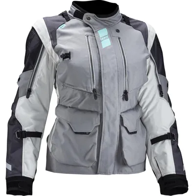 Immagine prodotto di Leatt ADV Multitour 5.5 giacca donna in tessuto da moto, grigio scuro/grigio chiaro, M