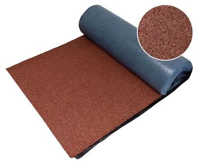 Produktbild von Onduline KSK Gartenhausbahn Rot kaltselbstklebend 5m lang - 50cm breit Dachbahn Dachfolie Oberlagsbahn