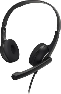 Image de HAMA Casque PC Office Stéréo Supra-Auriculaire HS-P150 V2 Noir