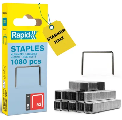 Immagine prodotto di Rapid Tools 40109503 Rapid Feindrahtklammern Typ 53, 8 mm, Kleinpackung
