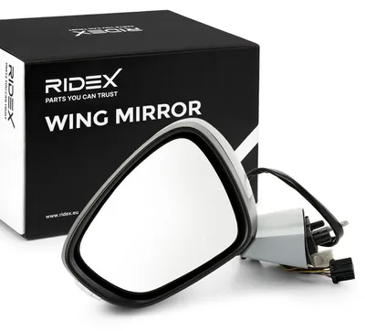 Produktbild von RIDEX 50O0765 Außenspiegel Seitenspiegel Links für CITROËN DS5 Konvex Beheizt Teilgrundiert
