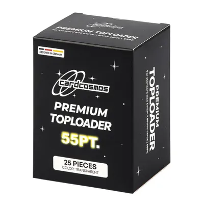 Produktbild von cardcosmos Premium TopLoader 55PT 3" x 4" – 25 Stück