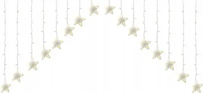 Zdjęcie produktu dla Kurtyna świetlna LED Girlanda 136 diod ciepłe białe 270x80 cm