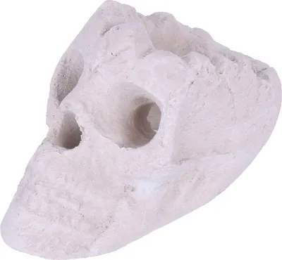 Produktbild von Keramischer menschlicher Totenkopf-Lagerfeuerscheit, wiederverwendbar, feuerfest, Lagerfeuergrube, Totenkopf-Gasscheit für Lagerfeuer, Kamin, Halloween-Dekor