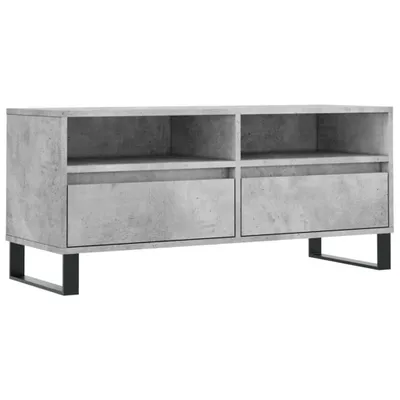 Produktbild von TV-Schrank Betongrau 100x34,5x44,5 cm Holzwerkstoff