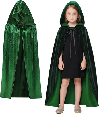 Obrázok produktu pre Upírsky plášť, obojstranný čierny a červený, pre dospelých a deti, na Halloween a kostýmové párty