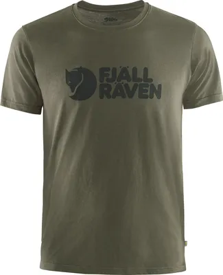 Produktbild von Fjällräven Övik Logo T-Shirt M Herren (Dark Olive) Größe M