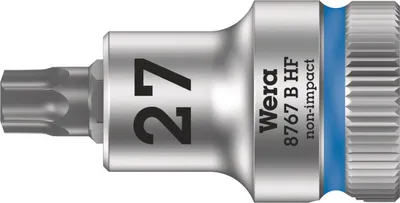 Produktbild von WERA 8767 B HF Torx-Bitnuss T27 3/8" Stahl 35 x x 12 mm