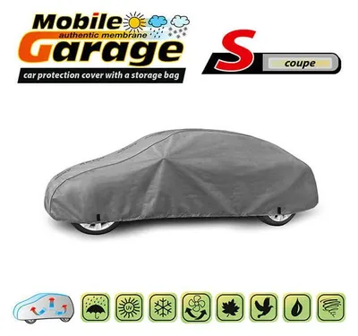 Obrázok produktu pre Kvalitný kužeľový autoplachtu pre kupé, séria Mobile Garage, veľkosť S 380–400 cm x 100–110 cm