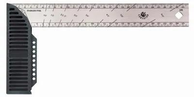 Image de IRONSIDE Equerre de charpentier 250mm en acier inoxydable