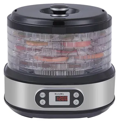 Obrázek produktu pro Sušička potravin - Sušička ovoce - Stroj na sušení potravin - Food dehydrator - Sušicí zařízení - 6 nerezových zásuvek