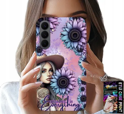 Produktbild von Etui Do Samsung Galaxy S26 - Kobieta W Słonecznikach, Kobiece Wzory