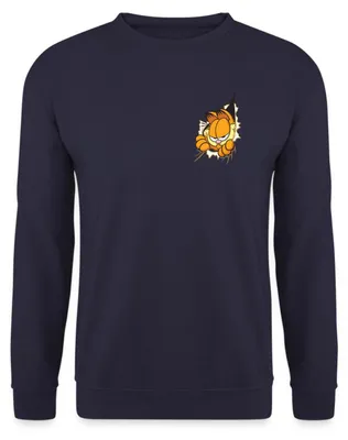 Produktbild von Spreadshirt Garfield Hier Ist Garfield Uni Pullover, XXL, Navy