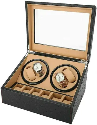 Produktbild von Watchwinder 4+6 Automatický natahovač hodinek Pouzdro na hodinky Watchwinder Box na hodinky Pouzdro na hodinky